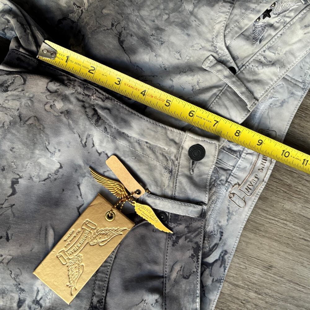 Robin's Zipper Military Skinny Jeans Women's 28 - Picture 6 of 9